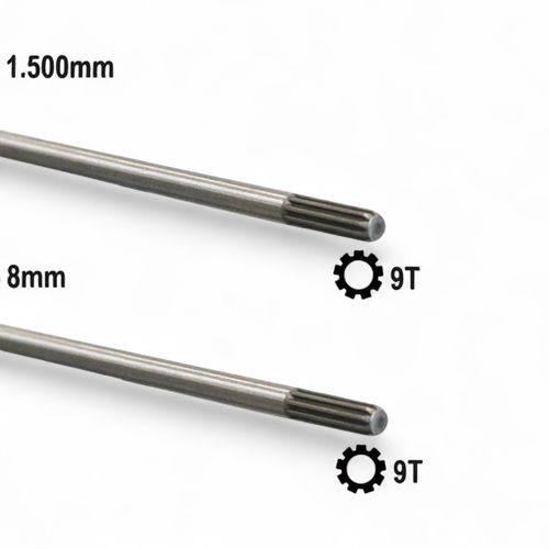 Eixo Cardan para Roçadeira 43cc/52cc - 8mm x 9 Estrias x 1500mm