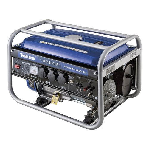 GERADOR A GASOLINA 3.1KVA 3100W 115/230V 60HZ MONO 4T PART. MANUAL MULTIUSO 196CC REFRIGERADO A AR MARCA TEKNA