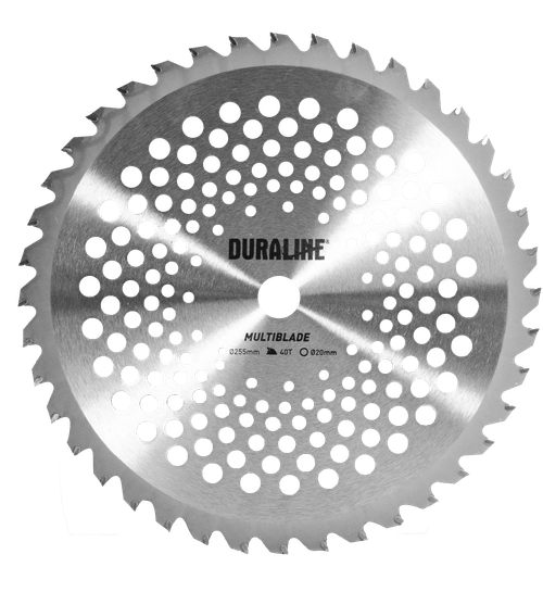 LAMINA P/ ROCADEIRA DURALINE  40 DENTES VIDEA -  DIAM. 255MM X 20 MM ,ESP.2,0MM/1,3MM EM BLISTER